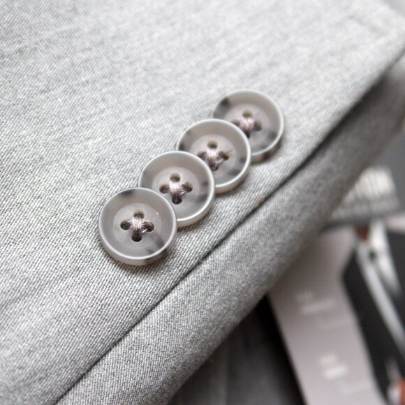 Kenneth Cole Reaction‎ Men's 2 pc Suit Blazer 46R Jacket Pants 34Wx34L E02121 - Picture 7 of 15